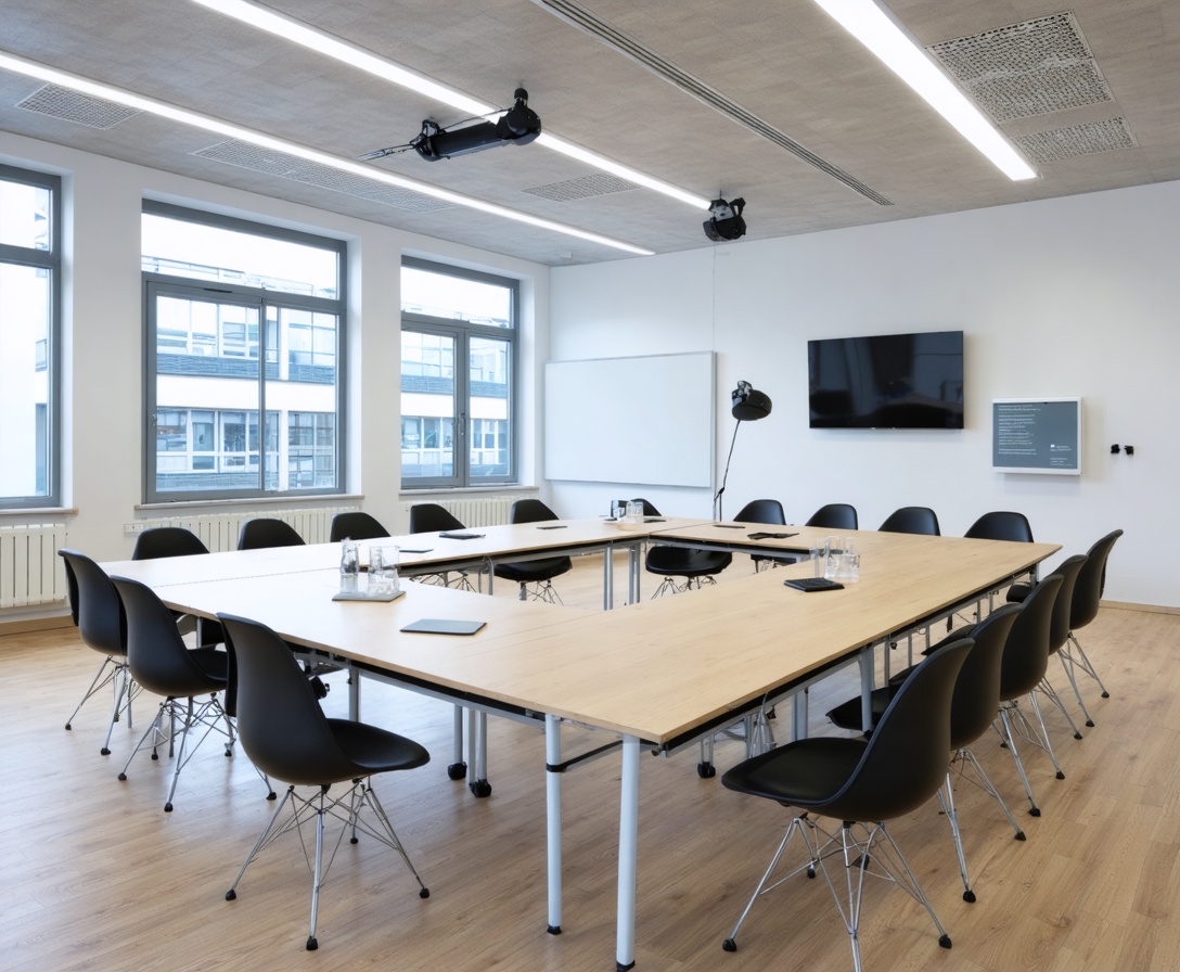 Der Innenraum des Stuttgarter Forschungs- und Schulungslabors mit modernsten High-End-Rechnern